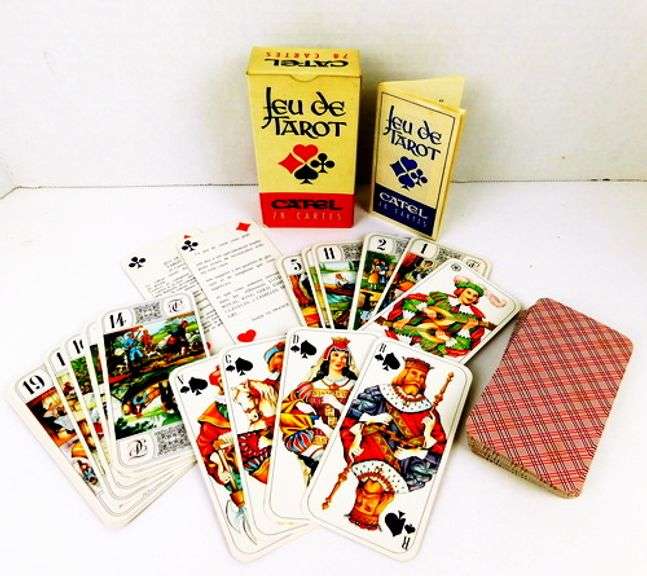 1960's French Catel Tarot Cards, Complete