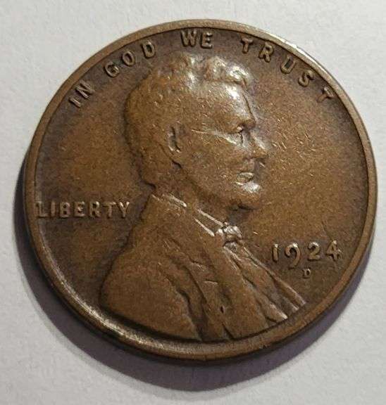1924 D Wheat Penny, Circulated