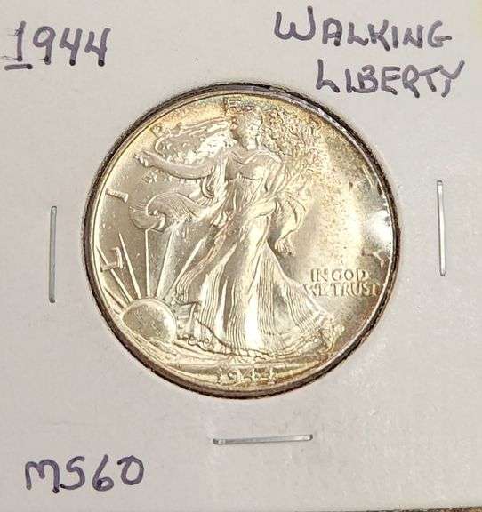 1944 Walking Liberty Half Dollar, Circulated
