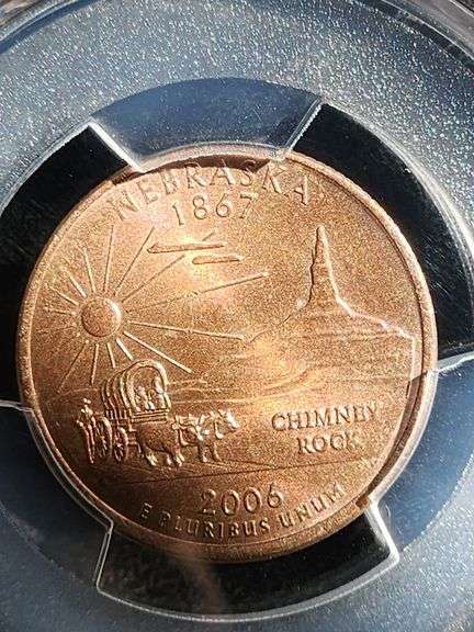 2006-P MINT ERROR - PCGS MS64 Nebraska State Quarter
