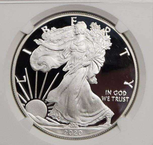 2020 W Silver Eagle PF 70 CAMEO