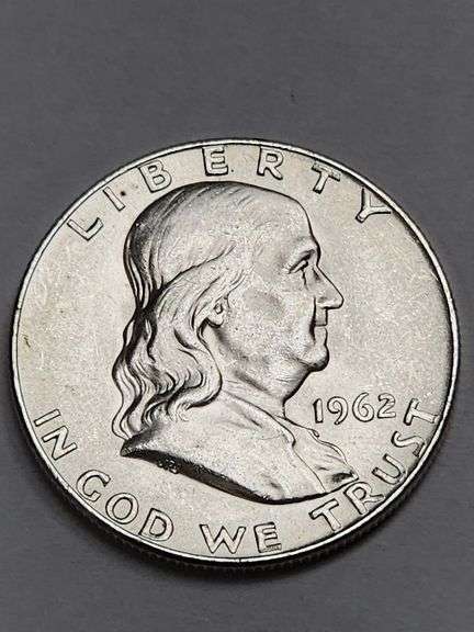 1962 D UNC Quality Franklin Half Dollar