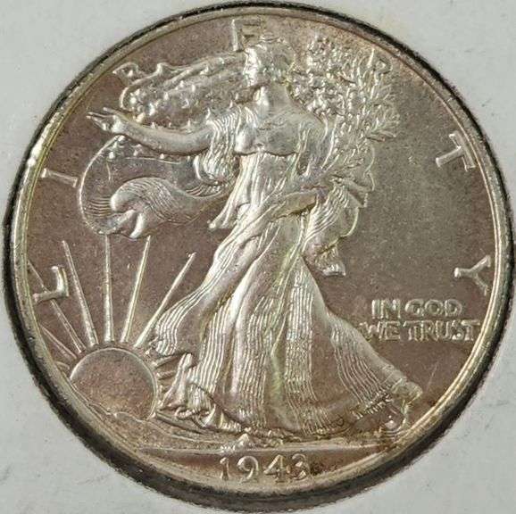 1943 Walking Liberty Half Dollar, Circulated