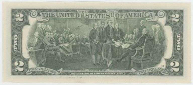 76 Gem CU 2017-A Series $2 Federal Reserve Notes in Sequence (L)