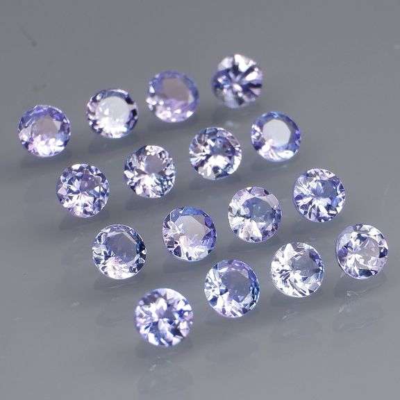 Valuable 2.77ct 16 piece Tanzanite set