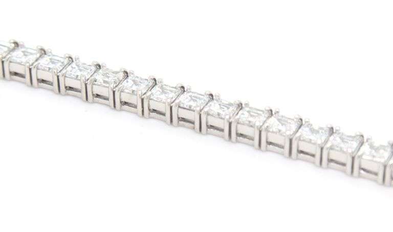 Stunning Platinum Asher Diamond Bracelet