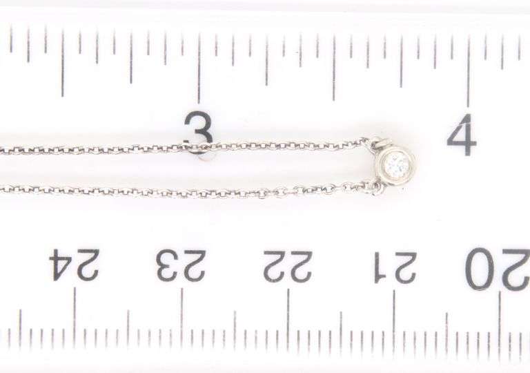 Tiffany & Co 0.05ct diamond by the yard necklace