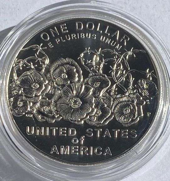 2018 WW1 Centennial Unc Silver Dollar