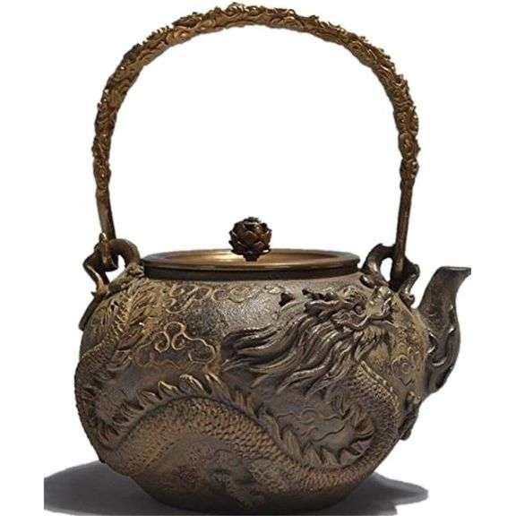 Traditional Japanese Cast Iron Tetsubin