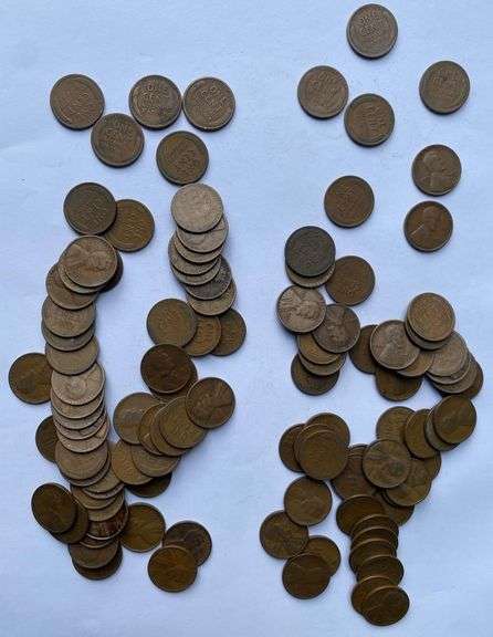 1920 P & S & 1929 S Lincoln Cent Rolls.