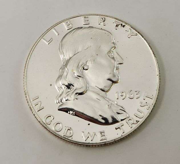 1963 Proof Quality Franklin Half Dollar