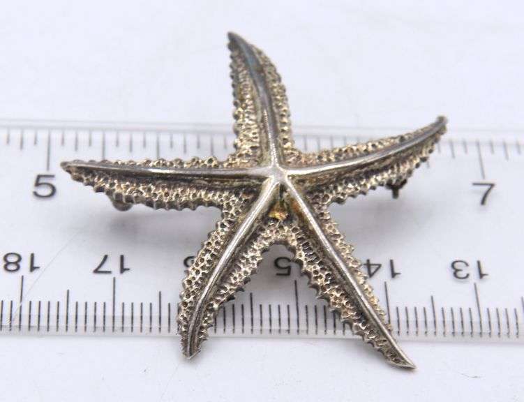 Group Lot of 3 Vintage 925 Sterling Silver Brooches Lot
