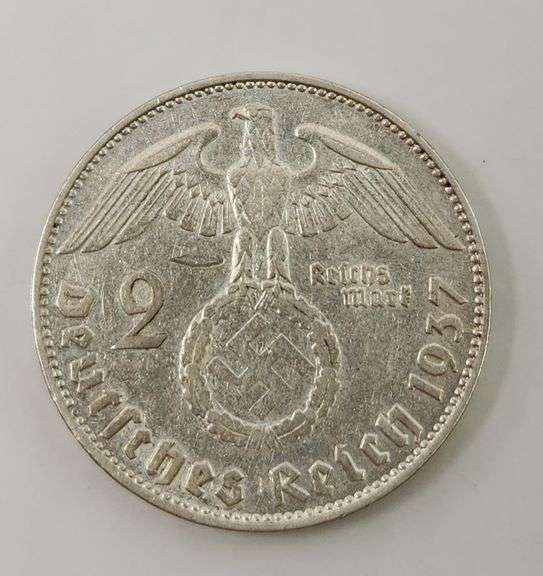 1937-J 2 Reichsmark, Circulated