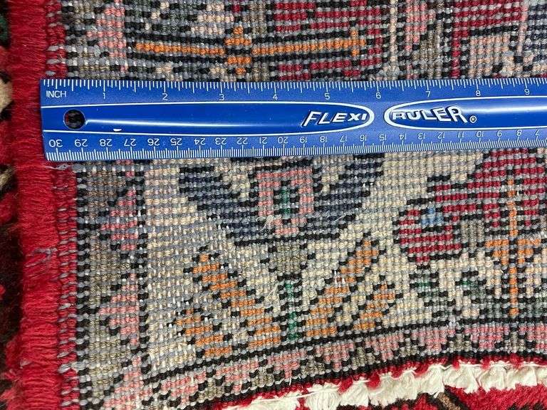 Handmade Persian Mobarakeh 6.7x5.6