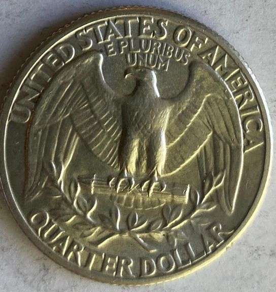 1934 Heavy Motto Unc Washington Quarter