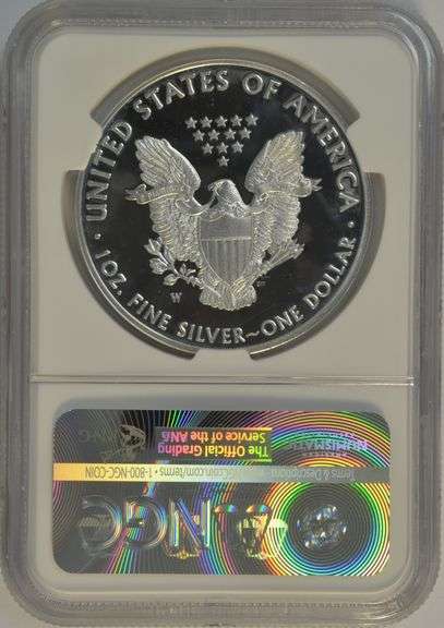 Flawless 2016-W PRF 1st Day of Issue Lettered Edge $1 Eagle. NGC PF UC