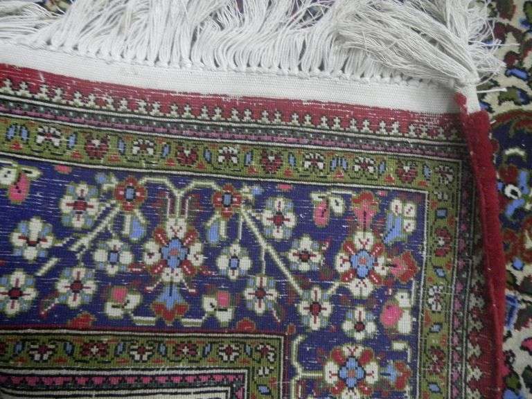 Handmade w/Silk Persian Qum 5.4x3.5