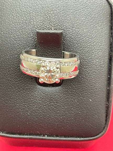 CERTIFIED BRAND NEW 14K WHITE GOLD DIAMOND ENGAGEMENT RING