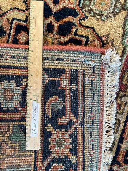 Magnificent Hand-Knotted Serapi Wool Runner 10'