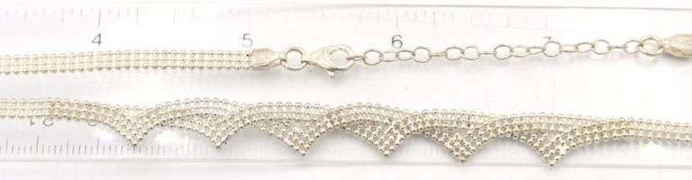Group lot of 11 Vintage 925 sterling silver necklaces