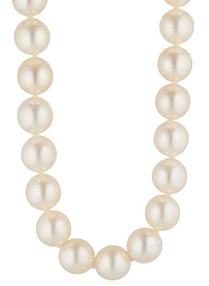 Tiffany & Co. Iridesse 9.0MM Pearl Strand Necklace in 18K