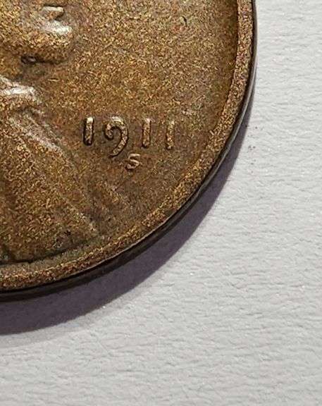 1911 S Wheat Penny, Circulated