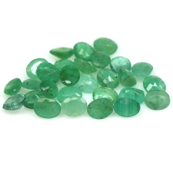 Heavy 7.90ct 27 piece Zambian Emerald set