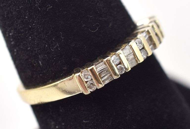 Magnificent Diamond Band Ring in 10K Yellow Gold