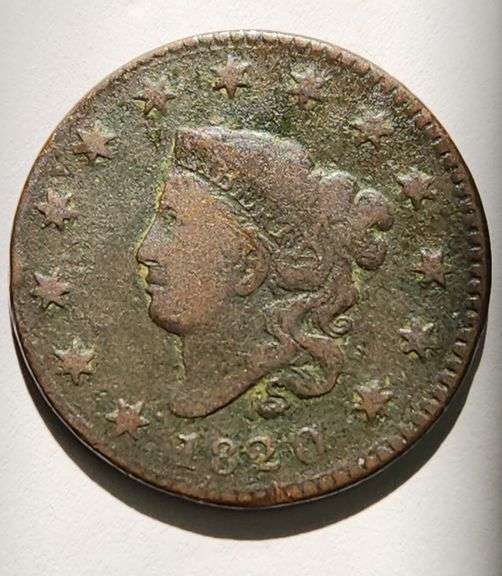 1820 Liberty Head Cent, Circulated