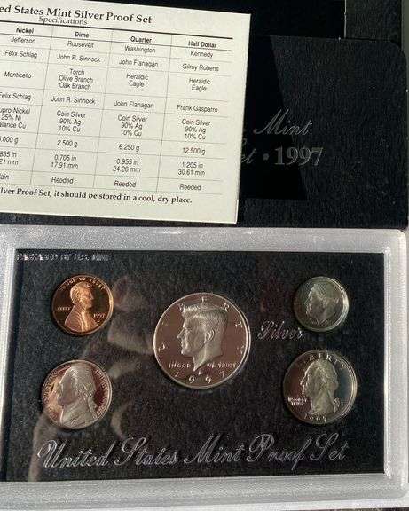 1997 Silver US Proof Set