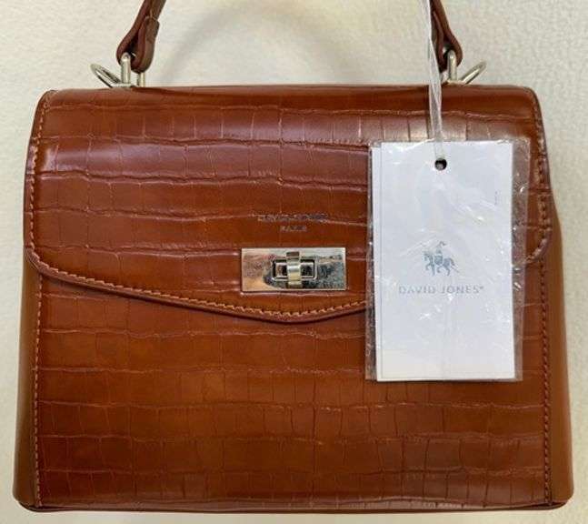 Stylish Cognac Color Designer Bag By David Jones-Paris