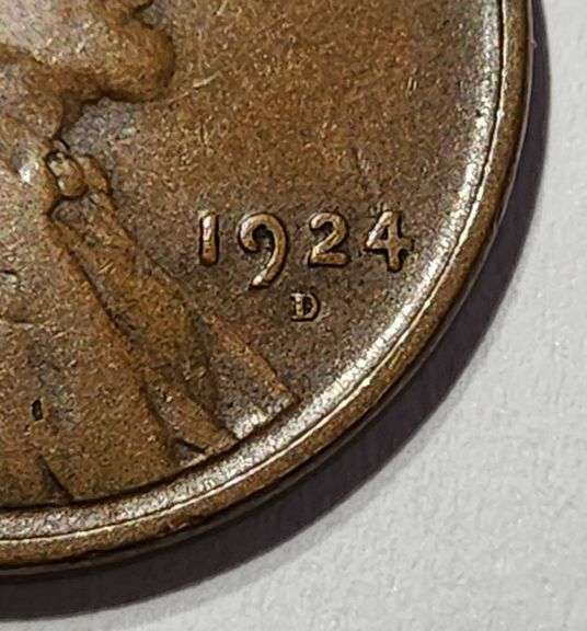 1924 D Wheat Penny, Circulated