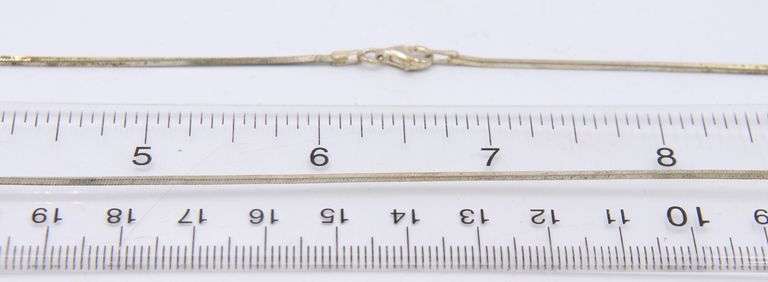 Group Lot of 3 Vintage 925 Sterling Silver Chains