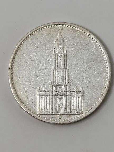 3 Coin Lot 1934-1935 5 Reichsmark, Circulated