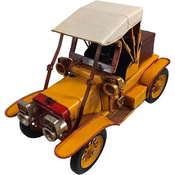 Handmade 11" Vintage Iron Car Model