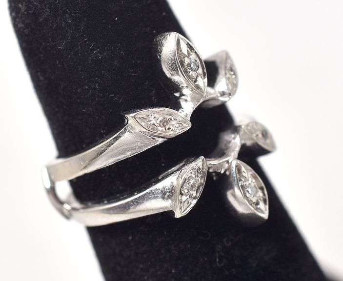 Stunning Enhancement Diamond Ring in 14K White Gold