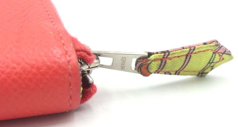 Hermes Epsom Silk in compact wallet