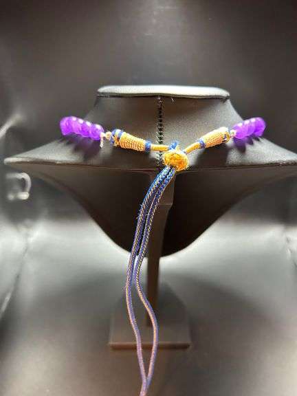 Beautiful 250.5 Ct Natural Amethyst Necklace