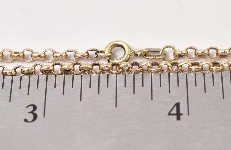 Amazing Cable Chain Anklet in 14K Yellow Gold