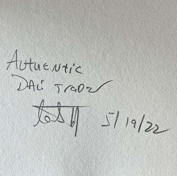 Highly Collectible Salvador Dali, From 'Illustre Casanova' Suite