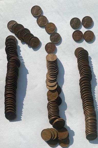 1930 D 1934 D &1935 D Lincoln Cent Rolls