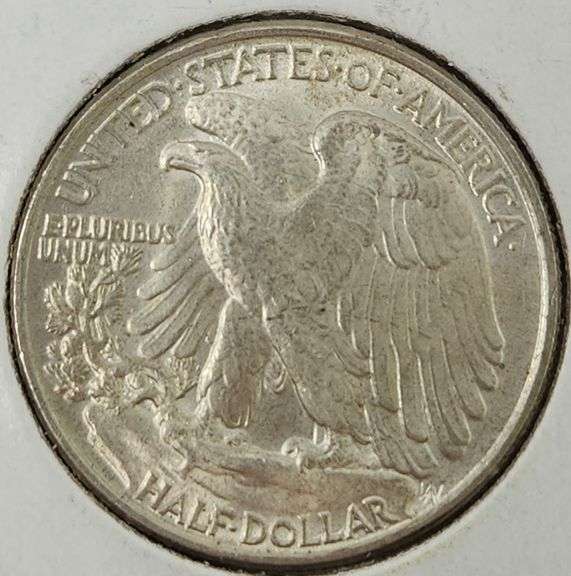 1945 Walking Liberty Half Dollar, Circulated
