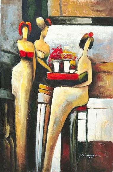 ONE OF AKIND PAINTING ON CANVAS