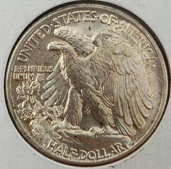 1945 Walking Liberty Half Dollar, Circulated