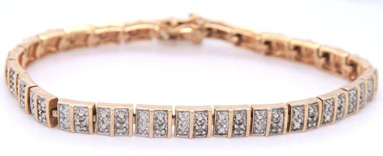 925 Sterling Silver Cubic Zirconia Bracelet