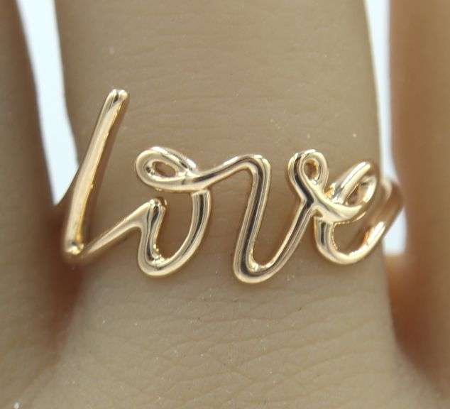 Tiffany & Co Paloma Graffiti love ring in 18kt Yellow gold
