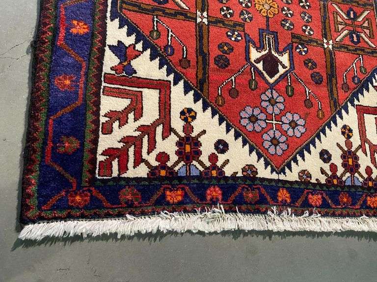 Magnificent  Authentic Persian Rug 3'.5"X5'.1"