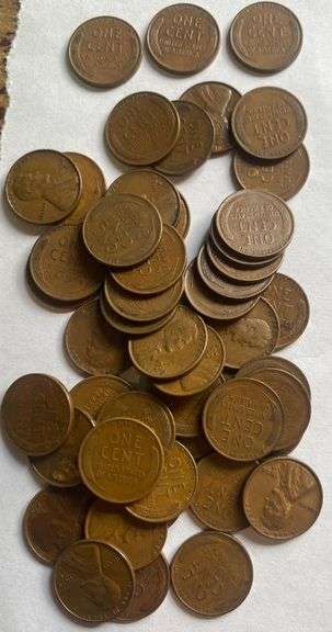 1938 S Lincoln Cent Roll. VF or Better