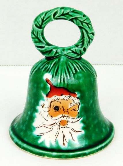 Vintage Lefton Santa Bell