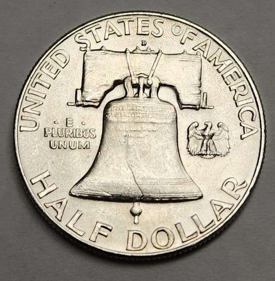 1962 D UNC Quality Franklin Half Dollar